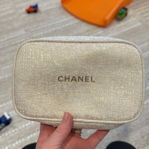 Chanel makeup bag